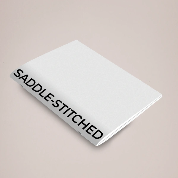  Binding Types  - Saddle Stitched